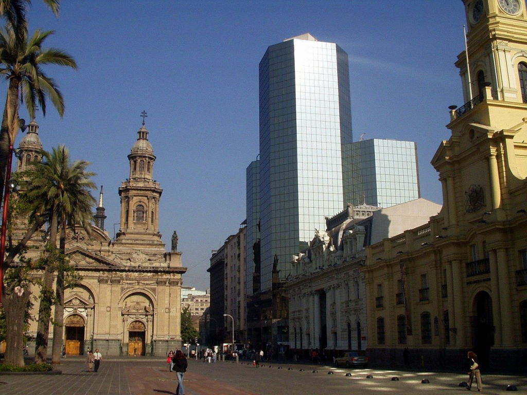 Plaza de armas de Santiago de Chile