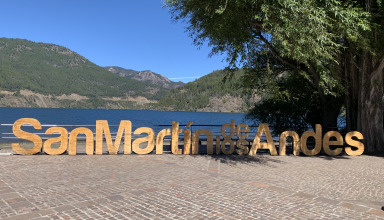 Letrero San Martín a pata pelada